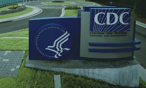 CDC sign in front of office building